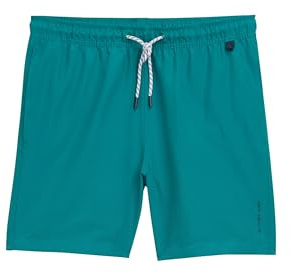 TOM TAILOR Badshorts för män, 11037 – Mörkflaska grön, M