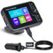 Fuluku Dab Adaptador para Radio de Coche 2.4'' LCD Portátil Dab+ Radio Adaptador con FM Audio Transmisor/Bluetooth Manos Libres/Bluetooth Música/AUX In&out/Soporta TF Tarjeta