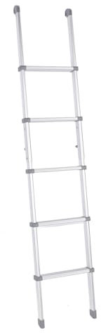 Échelle de Lit superposé pour Camping-Car de 59,4 Pouces – Échelle Pliable et Antidérapante en Alliage d'aluminium à 5 Marches pour Camping-Car, Remorque et Camping-Cars