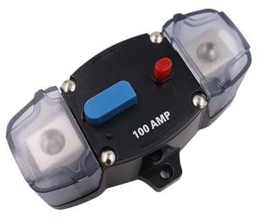 Disjoncteur à fusible réarmable Disjoncteur réarmable 12 V/24 V/48 V CC, fusibles à récupération automatique 50 A, 60 A, 100 A, 150 A, 200 A, 250 A, 300 A, for la rénovation de l'amplificateur stéréo