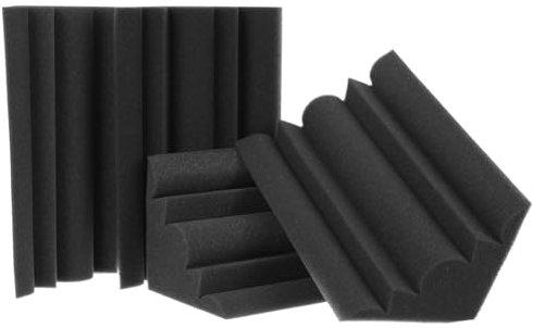 BESPORTBLE 4pièces Panneaux Absorption Acoustique Mousse Lot Pour Réduire Les Échos Réverbération Les Studios Enregistrement Salles De Jeux