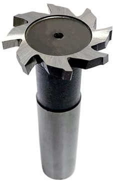 Molino de extremo de ranura T, Fresado de ranuras en T con chavetero de madera de metal, grosor de la broca: 1-12 mm, diámetro: 8-50 mm