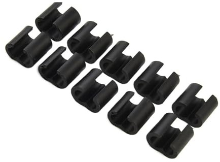 passacavo telaio bici 10 pz Clip di Base for Cavo del Freno Mountain Bike Idraulico Guida Cambio Telaio Tubo Fissaggio 4mm Parti Della Bici