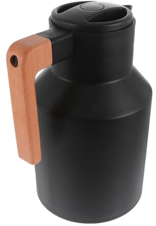Sosoport 1pezzi Bottiglia Termica Per Acqua Calda Contenitore Isolante Per Acqua Brocca Termica Rivestimento in Vetro Resistente Alla Corrosione Sigillata Perdite
