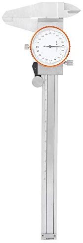Calibro Acciaio 20esimale Ventesimale Professionale, Corpo in Alluminio 0-150mm - Precisione Elevata, Funzione Antishock, Strumento Per Misurazioni Tecniche
