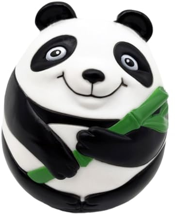ibasenice Desktop Panda Becher Dekor Kreatives Büro Und Zuhause Schreibtischspielzeug Glattes Robustes Material Multifunktionale Panda Dekoration Für Kinder Und Erwachsene
