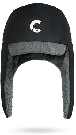 CLAPE Winter Basecap mit Ohrenklappen Winddicht Warme Unisex Fliegermütze | Weich,Kurzem Schirm,Unisex Wintermütze,Trappermütze,Ushanka für Herren,Damen,Outdoor,Reisen,Ski,kaltes Wetter