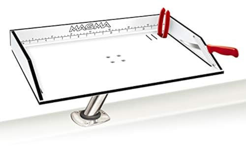 Magma Bait/Filet Mate Tisch mit Nivellierstangenhalterung