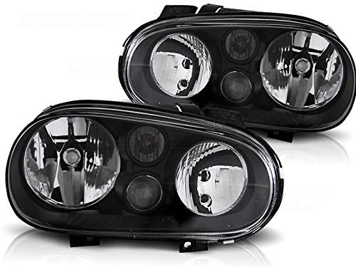 Faros delantero para VW Golf 4 09.97-09.03 negro
