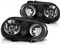 Faros delantero para VW Golf 4 09.97-09.03 negro