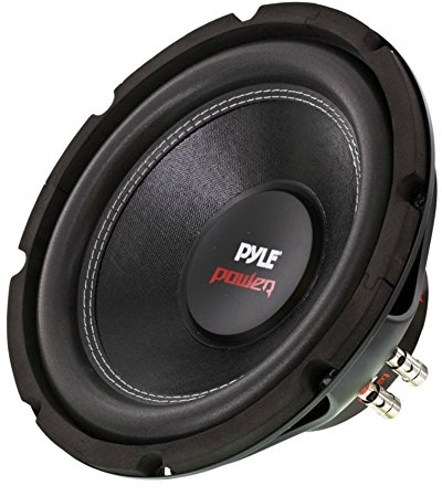Pyle 1 SUBWOOFER PLPW10D 25,00 cm 250 mm 10 500 watt rms 1000 watt max Double Spool von 4 + 4 ohm dvc doppel Stimme Rolle pro Auto, 1 Stuck