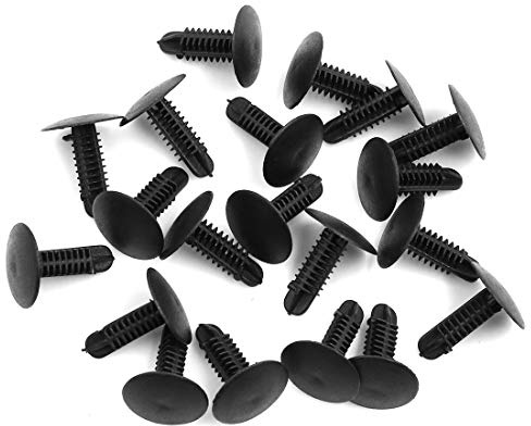 sourcing map Befestigungsclips 20Stk. 5mm Loch Für Auto Stoßstange | Nieten Halterungen, Kunststoff, Geeignet Für Kühlerjoch, Kotflügel, Stoßfänger, Spritzschutz, Kühlergrill, Schmutzfänger
