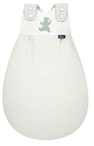 Alvi Baby-Mäxchen Außensack Bio-Baumwolle Baby Schlafsack, 2.5 TOG, für Sommer und Winter, Ganzjahresschlafsack aus Baumwolle für Kleinkinder