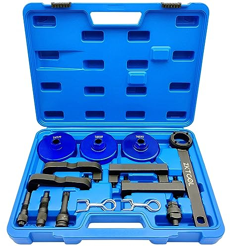 ZKTOOL Kit d'Outils de Calage d'arbre à Cames de Réglage du Moteur, Compatible avec Audi VW A6L 2.4 2.5 2.8 3.0T 3.2 4.2 Touareg Q7 Porsche 3.0T OEM T40070 T40071 T40069 T40058 T40269 T40133