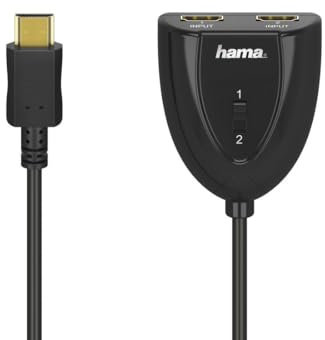 HAMA Cable 00305022 Video HDMI Switch 2X1