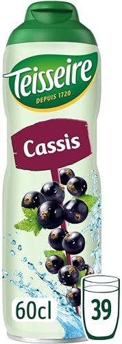 Teisseire Jarabe de Grosella para Bebida Refrescante, Cócteles, Bidón Reciclable 60cl
