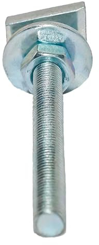 Dalsys 100x Hammerkopfschraube für Montageschiene 27/18 und 28/30 Silber M8x50, zur Anwendung an einer Installationsschiene, verzinkter Stahl