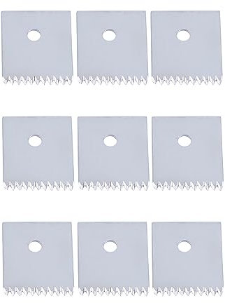 Pokinge Paquete de 9 cuchillas de repuesto para máquina de atar plantas, hoja de unión de rama, cortador de cinta de tallo de plantas, herramienta de reparación de máquina de atar a mano