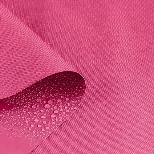PINaPIN Wasserdichter Polyesterstoff 100% Polyester Stoffe meterware zum nähen Gartenmöbel, Schirme, Vorhänge für Garten KODURA 100x150 cm (Bonbonrosa)