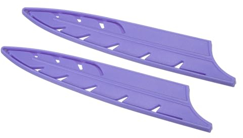 PATIKIL Plastic Safety Knife Cover Sleeves for 8 Nakiri Knives, 2 Pack Knives Edge Guard Blade Protector Universal Knives Sheath for Kitchen, Blue