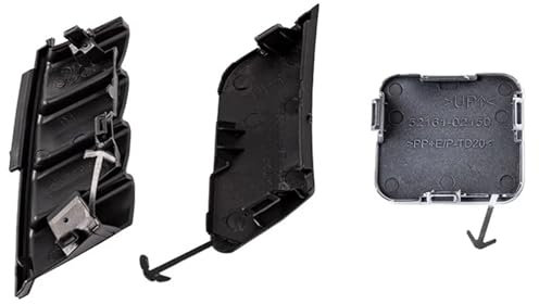 QXWRLD Auto vorne hinten Stoßstange Abschlepphaken Kappe untere Kühlergrillabdeckung Schleppösendeckel Anhängerschale, for Toyota, for Corolla, Limousine 2019 2020 2021 Stoßstangen-Abschleppösenabdeck