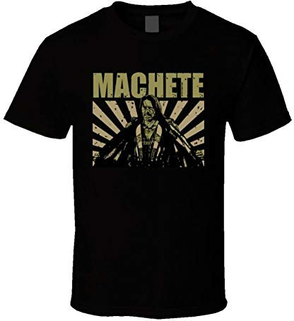 ENURLS Machete Danny Trejos Mexican Actor Action T Shirt BlackLargeBlackL
