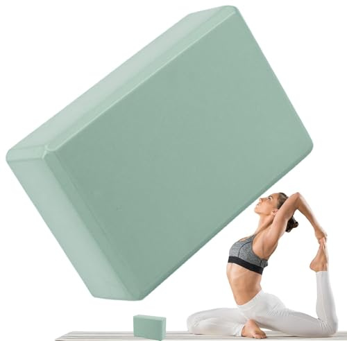 Pzuryhg Blocs de yoga haute densité, briques de mousse de yoga antidérapantes, blocs de yoga de soutien, accessoires de yoga légers, blocs de mousse de yoga respectueux de l'environnement, blocs