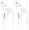 2 Pack Auriculares con Cable, 3,5 mm Jack in Ear Auriculares con Micrófono y Control de Volumen,HiFi Estéreo Cancelación Ruido Auriculares Compatibles con MP3/4 una Variedad de Dispositivos de 3,5 mm