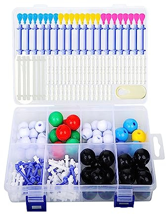 KANGQL Molekulare Modelle, Chemie Molekulare Modellbausätze Organische Chemie Modellbausätze Molekulare Modelle Kits mit Atomen für Schüler Lehrer
