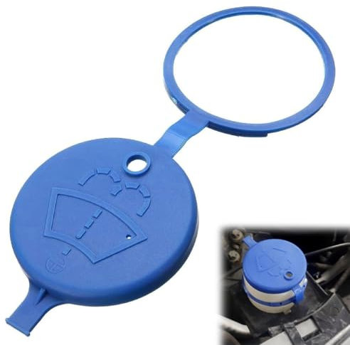 SGERUFZ 1 Pcs Tappo Vaschetta Tergicristallo, Tappo Serbatoio Acqua, Tappo Liquido Tergicristalli, Tappo Liquido Lavavetri, Tappo Per Serbatoio Lavaggio Vetri, Autoaccessorio