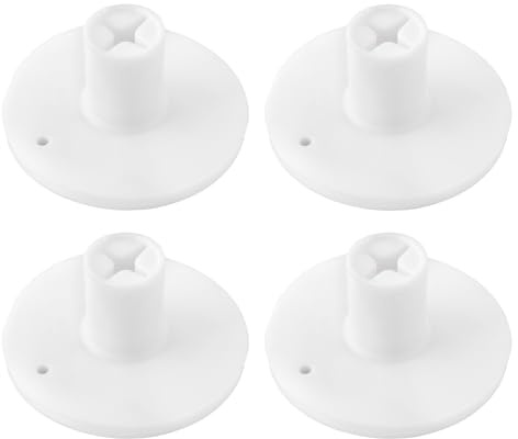 eMagTech tee de Golf de Goma de 25 Mm para Práctica de Golf 4 Unidades Altura Ajustable Compatible con Pelotas de Golf de Plástico de Bambú Y Madera Estándar (Blanco)