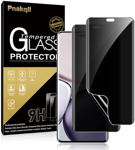 Pnakqil Protector pantalla privacidad para Honor Magic 7 Lite 5G,2 Piezas TPU Cristal Vidrio Templado Antiespia, HD Anti Arañazos Sin Burbujas Película Protectora para Honor Magic 7 Lite 5G 6,78