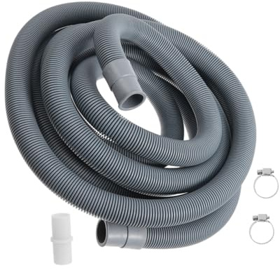 SMASOLO Kit Rallonge Tuyau Vidange Flexible pour Lave Linge et Lave Vaisselle Extension Installation Facile Compatible Foncé
