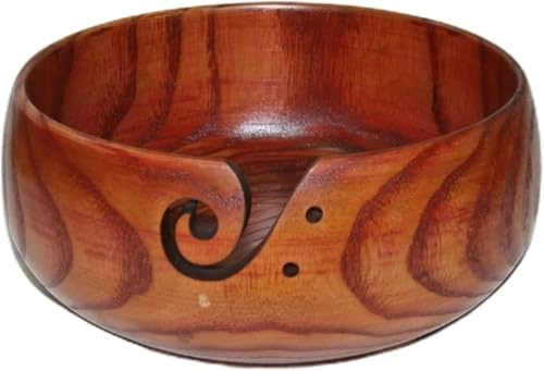 Träskål for frukt och sallad, serveringsfat i trä for, hushållsartiklar, förvaringsskål, salladsskål(Brown,14.5x7.2cm)