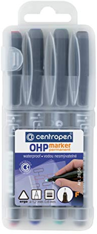 Folienschreiber, Centropen permanent F-fein 0,6 mm