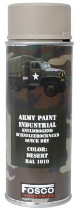 Fosco Militärsprühfarbe (400 Milliliter, Wüste)