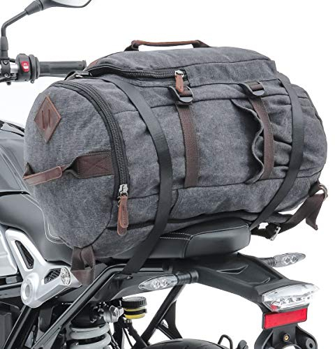 Gepäckrolle Kompatibel mit Ducati Scrambler Urban Enduro Hecktasche Craftride VG5 grau