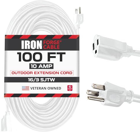 IRON FORGE CABLE Outdoor Extension Cable 30m 16/3 Protective Film for A21S EN Sockets - 16/3 SJTW L-1