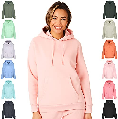 Light & Shade Dam Hooded Soft Touch Loungewear huvtröja sweatshirt topp ros