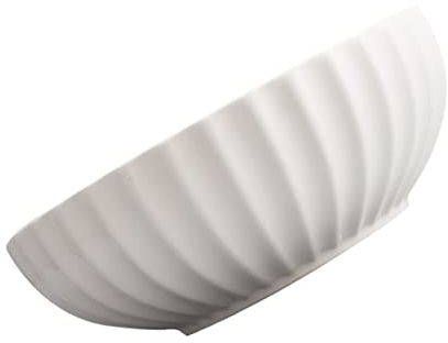 Alipis 1 Pc Zucca e Bacino Zuppiera in Ceramica Ciotola Di Pasta in Ceramica Immersione Scodelle Profonde Ciotole Da Minestra Grandi Ciotole Per Mescolare Gelato Insalata Bianca