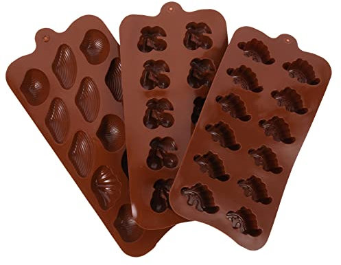 UPKOCH 3stücke Silikon Backformen Für Kekse Flexible Formen Aus Silikon Für Heiße Schokolade Und Fondant Praktisches Backzubehör