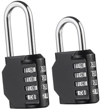 Homoyoyo 1Stk Rufnummernsperre Unterlage Schlösser mit Code Wahlsperre Vorhängeschloss Schließfach hängendes Schloss Rucksack Kombinationsschloss groß Passwort Längerer Balken Schäkel