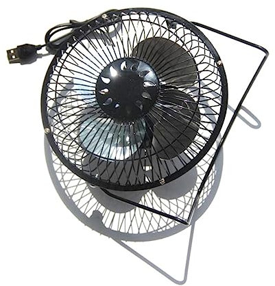 Ciieeo Solar-powered Fan for Home Office Pet House Cooling Fan Rv Camping Greenhouse Easy Portable Vent