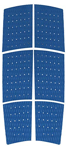 PerGar Surfbrett-Traktionspad, 6 Stück, Wassersport-Surfbrett-Traktionspad, Rutschfester Eva-Volldeck-Griff, für Boot, Yacht, Longboard und Kiteboard (Blau)