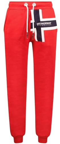 Geographical Norway Herren Miale Men Track Pants, Rouge, XL