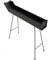 Paluplus Barbecue per Arrosticini in acciaio verniciato Nero, Misura 80x14x75 cm, Canaletta a 4 Gambe Pieghevoli, Fori di Ventilazione, Grill a carbone per Spiedini, Made in Italy -591