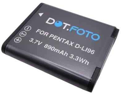 Dot.Foto D-LI96 Premium 3.7v / 890mAh Batterie Rechargeable pour Pentax WG-1000