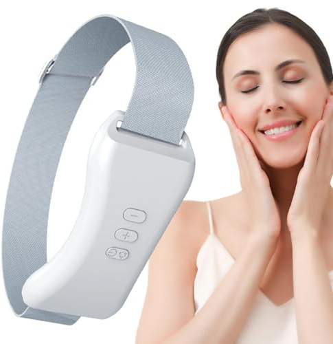 Massaggiatore viso elettrico a V | Strumento intelligente per rassodare e dimagrire il viso | Massaggiatore elettrico intelligente con doppio doppio mento a V per ufficio e famiglia