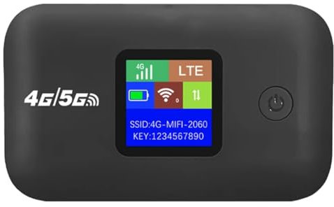 Sirxlevcy A8 4G LTE Router Inalámbrico WiFi Módem Portátil 3000mAh Mini Hotspot Exterior Pocket Mifi 150mbps con Repetidor de Tarjeta SIM,A