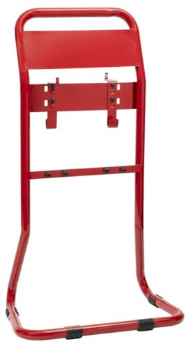 Firechief Flat Pack Fire Extinguisher Stand, Double, Red - Versatile Fire Safety Stand for Powder, Foam, or CO2 Fire Extinguisher - Fire Extinguishers Stand for Offices, Premises, and Workplaces